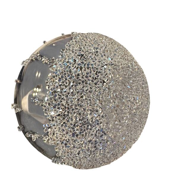 Swarovski Crystal 2015 Christmas Ball Ornament 513582 Angel Complete With Box - Picture 3 of 5